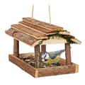 Miniatyrbillede 1 af 8: Fuglefoderautomat med bark