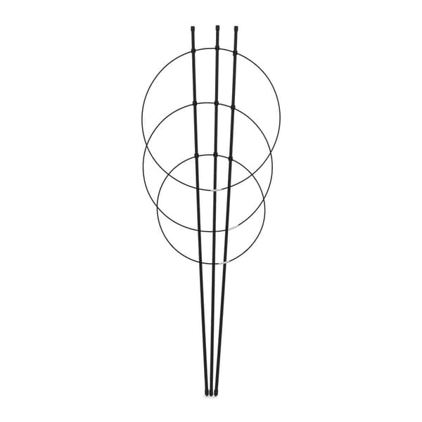 Växtstöd 76 cm svart, set om 2