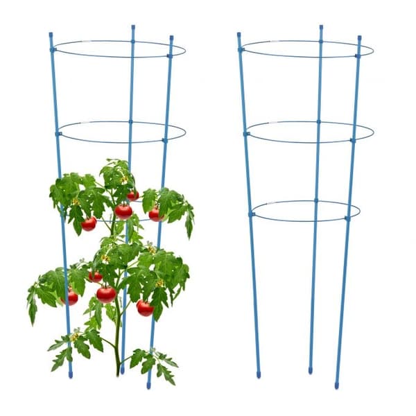 Plantestøtte 76 cm blå, sett med 2 stk