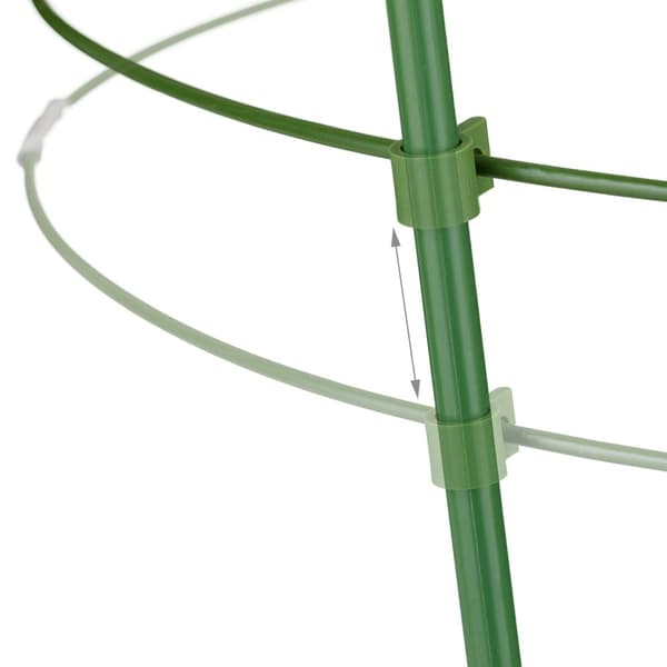 Plantestøtter 76 cm grønn, sett med 6 stk