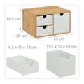Miniatyrbild 4 av 8: Lådbox i bambu &amp; MDF 3 fack