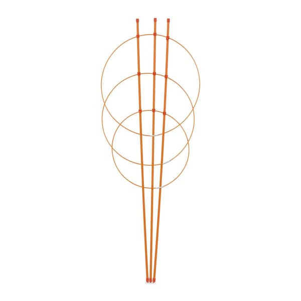 Plantestøtte 76 cm orange, sæt med 6 stk