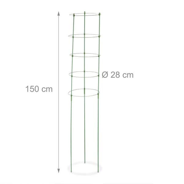 Plantestøtte 150 cm, sæt med 2 stk