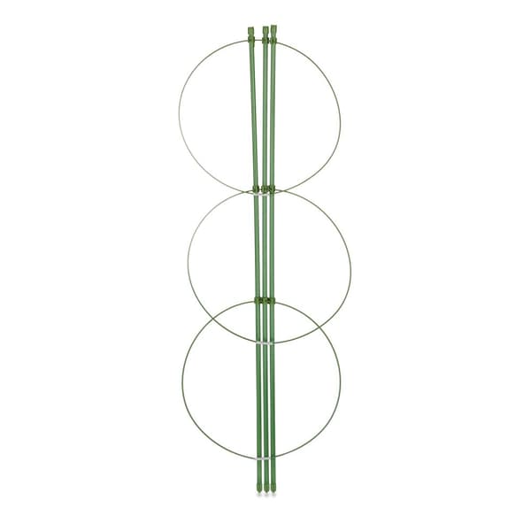 Grønne plantestøtter 60 cm, sett med 4
