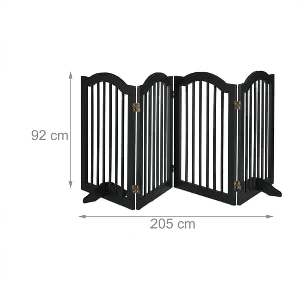 Sort sikkerhetsport 92 cm