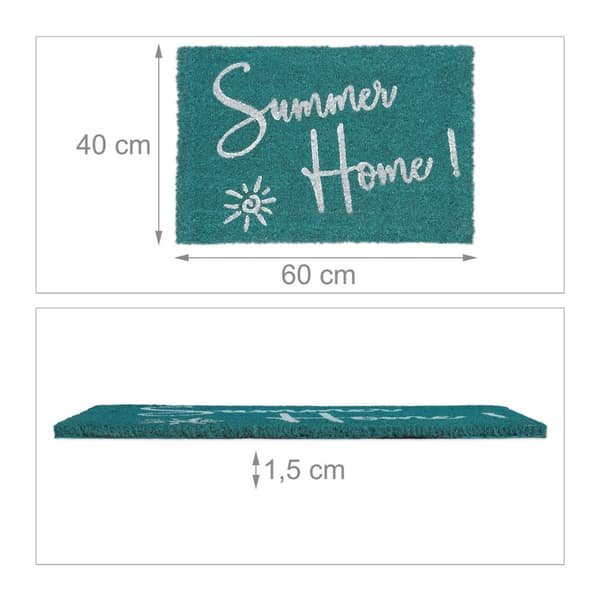 Dørmatte kokosfiber "Summer Home"