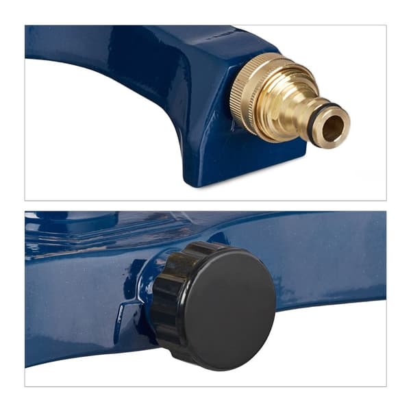 Hagesprinkler 2-arm med hjul