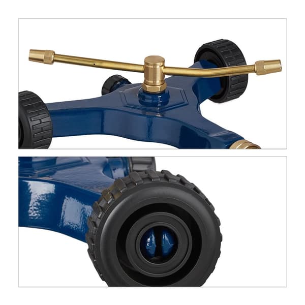 Hagesprinkler 2-arm med hjul