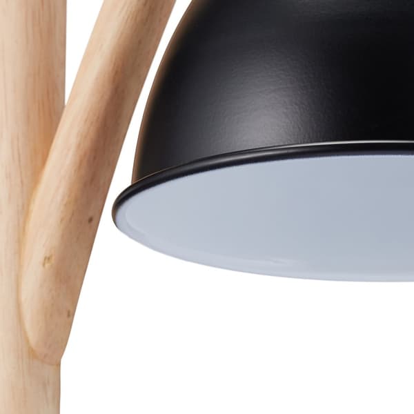 Bordslampa i trä och metall