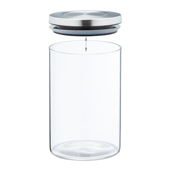 Opbevaringsglas i sæt af 3.800 ml