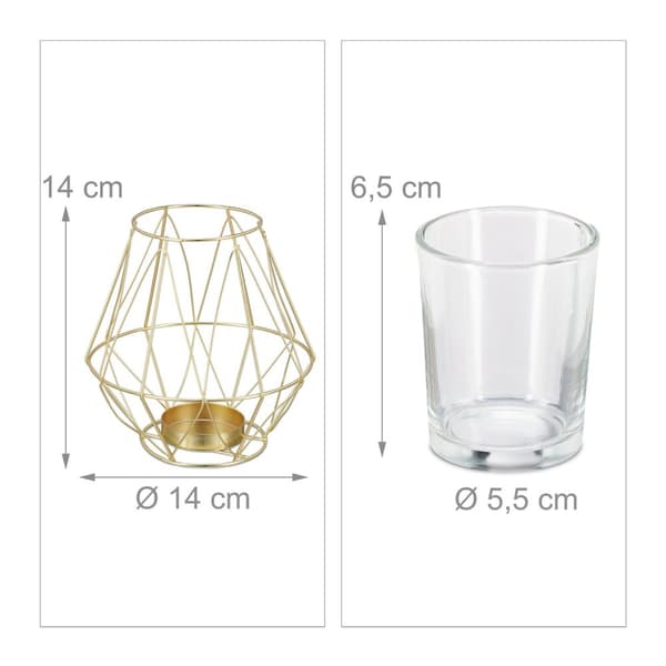 Geometrisk telysholder