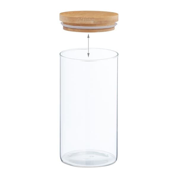 3 kpl. Säilytyspurkit 1000 ml