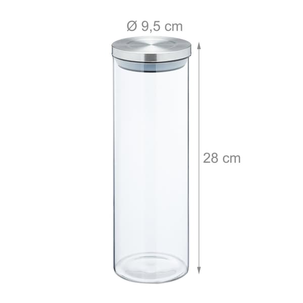 4 st. Förvaringsburkar 1600 ml