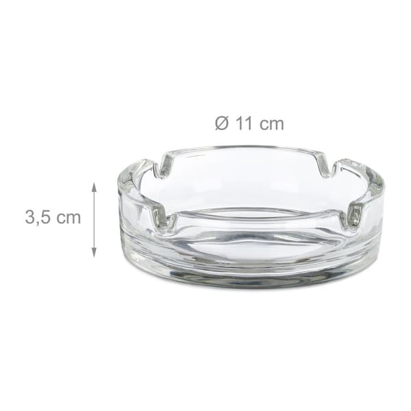 Glassaskebeger - sett med 4