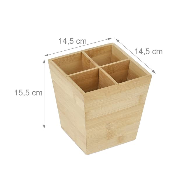 Penholder i bambus 4 rum