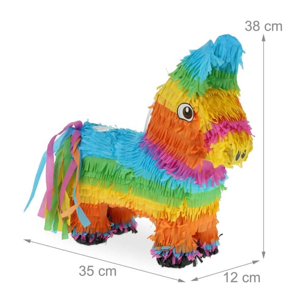 Pinata farverigt æsel