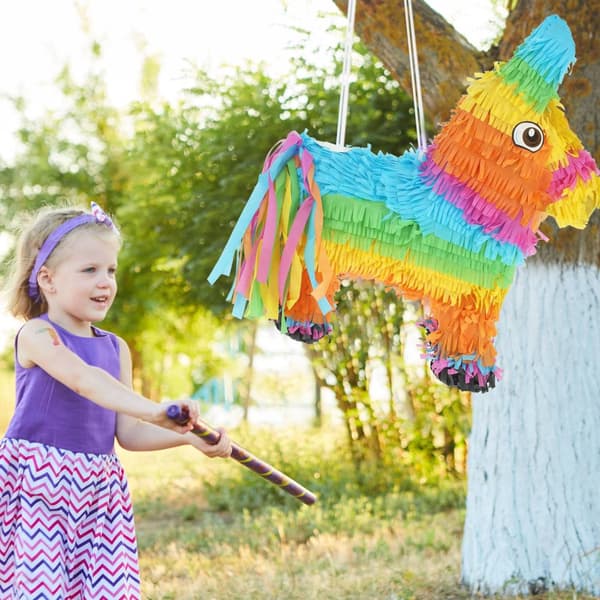 Pinata farverigt æsel