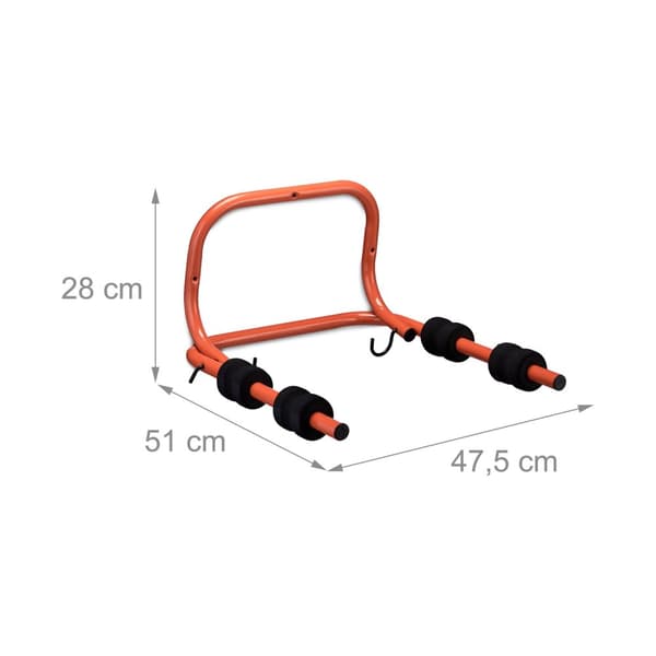 Cykelväggfäste för 2 cyklar