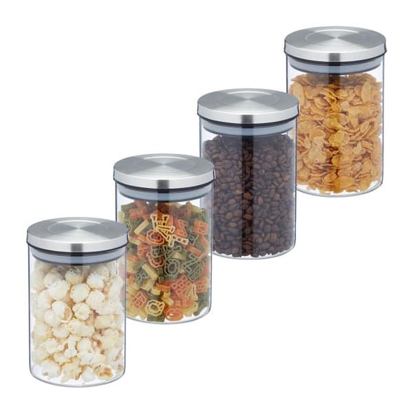 Opbevaringsglas i sæt af 4.750 ml