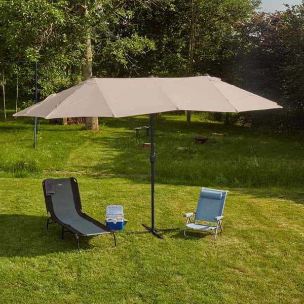 Dobbelt parasol 460 x 270 cm