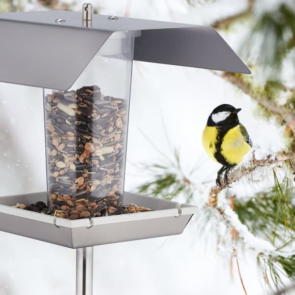 Fuglefoder i rustfrit stål