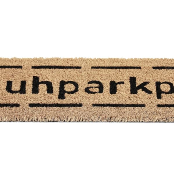 Kokosnøtt dørmatte sko parkeringsplass smal