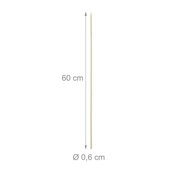 Blomsterpinner 60 cm i sett med 50 stk