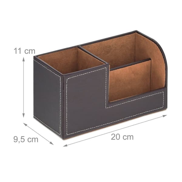 Desk organizer kunstskinn
