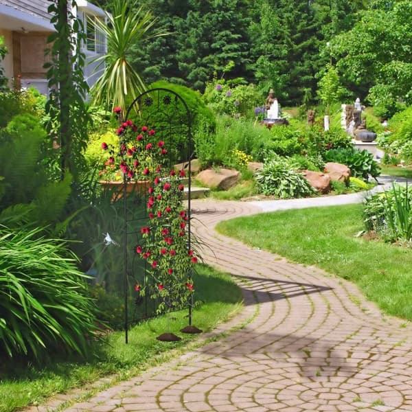 Trellis 180 cm sæt af 2 sorte