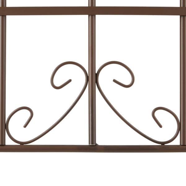 Trellis 180 cm sett med 2 brune