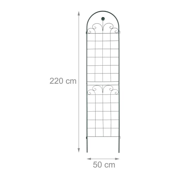 Trellis 220 cm sæt af 2 grønne