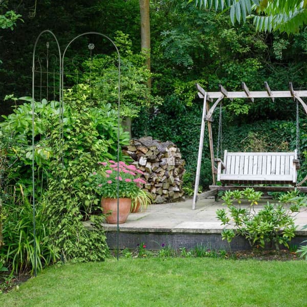 Trellis 220 cm sæt af 2 grønne