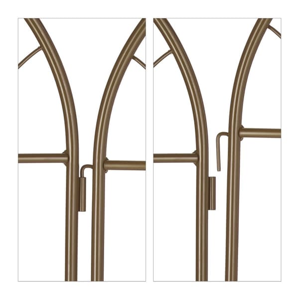 Trellis 220 cm sett med 2 brune