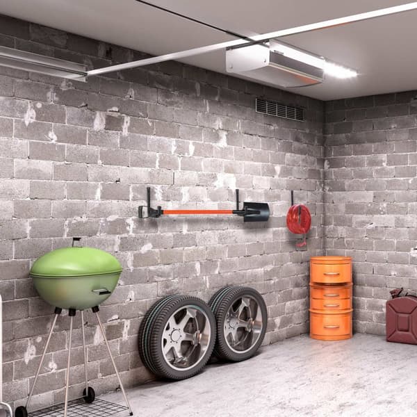 Vægkroge garagesæt med 6 stk