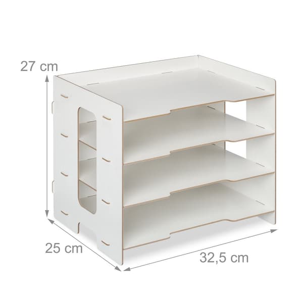 Postilaatikko MDF, 3 lokeroa