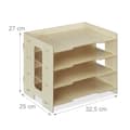 Miniatyrbilde 4 av 7: Postkasse i MDF med 3 rom