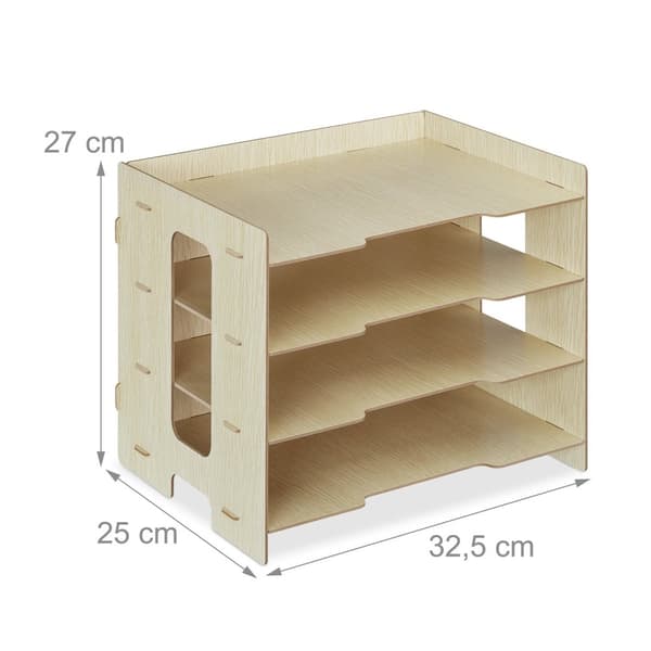 Postkasse i MDF med 3 rom