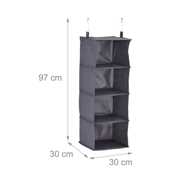 Hengende hylle Garderobeskap 4 rom