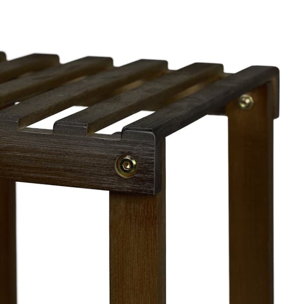 Hjørnehylle for planter Bambus