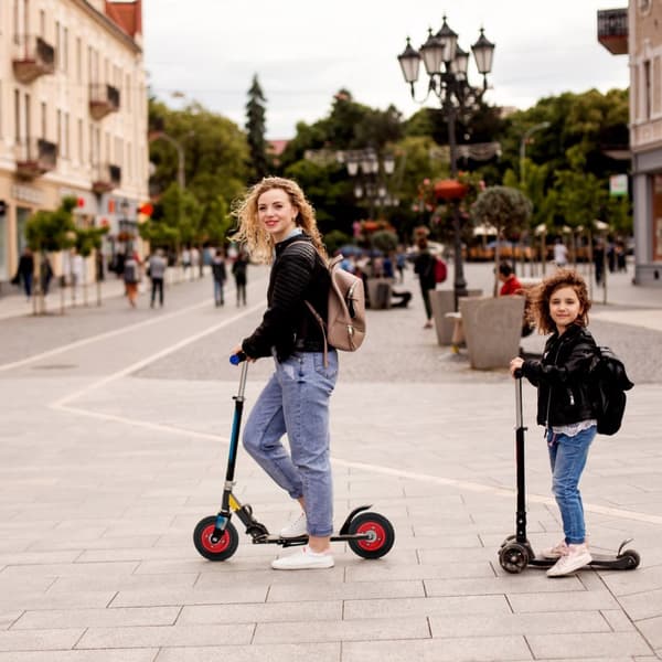 Scooterhjulsett med 2 hjul