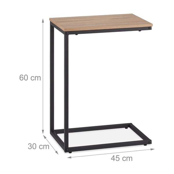 Sidobord i C-form