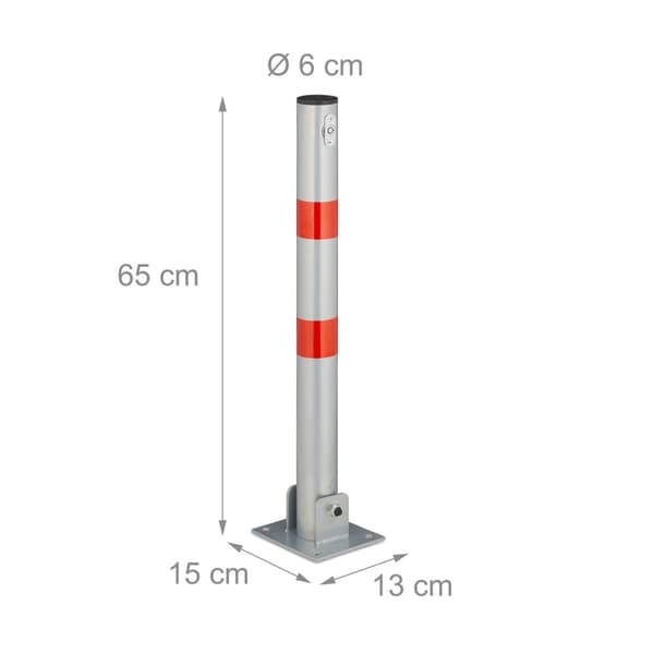 Sammenleggbar sperrestolpe