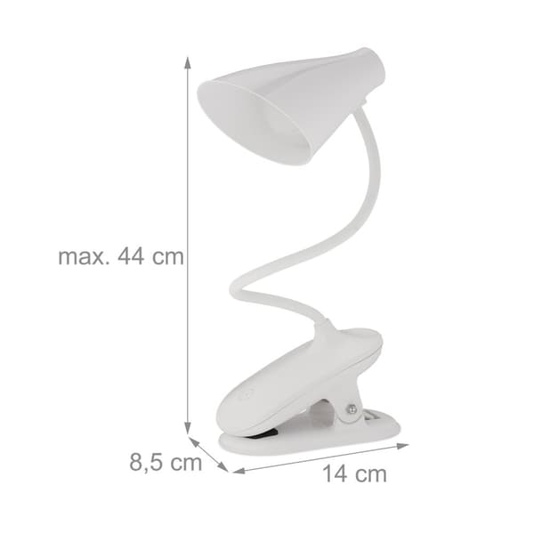 LED-klämlampa med touch-funktion
