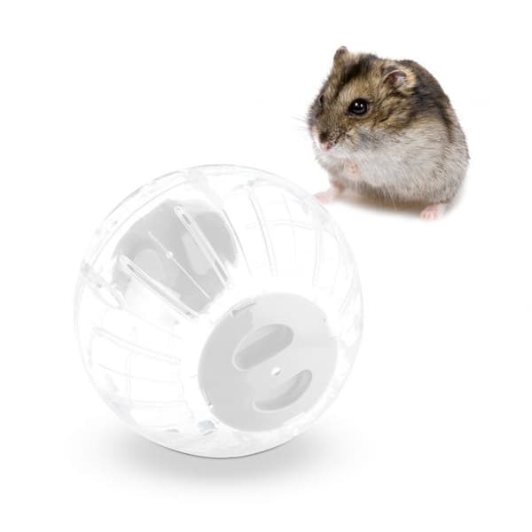 Hamsterkugle med hvidt låg