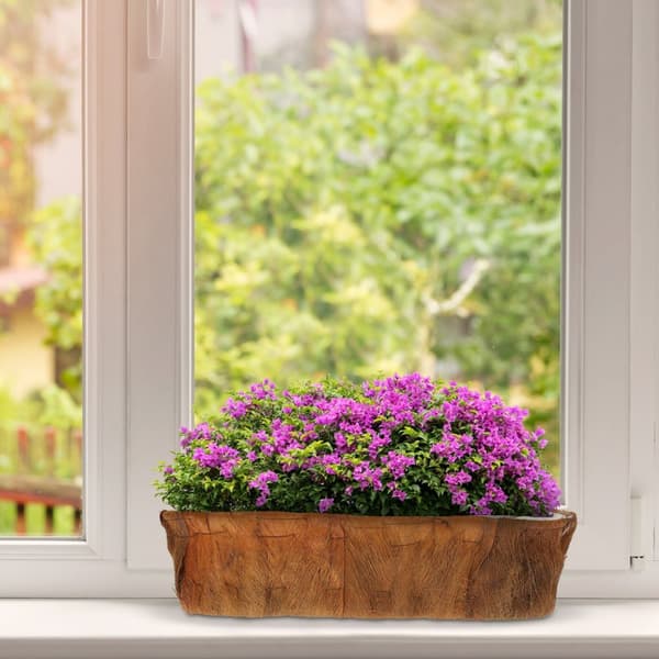 Aflang blomsterkasse Sæt med 4 stk