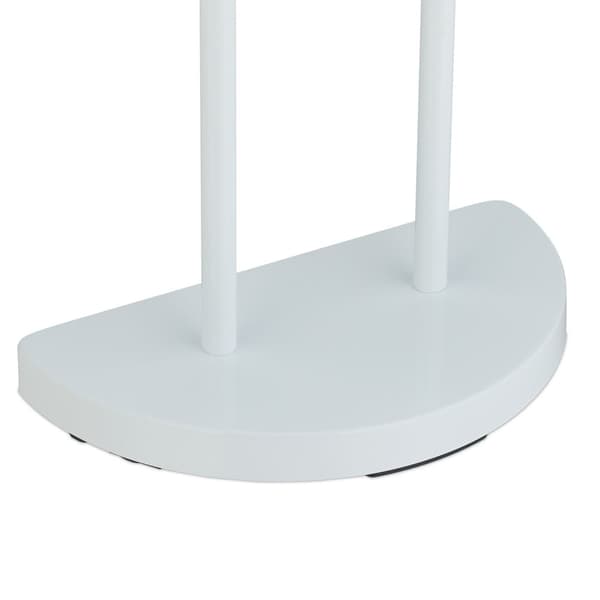 Hvit håndklestativ med 3 skinner