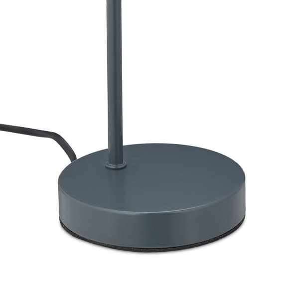 Grå skrivebordslampe