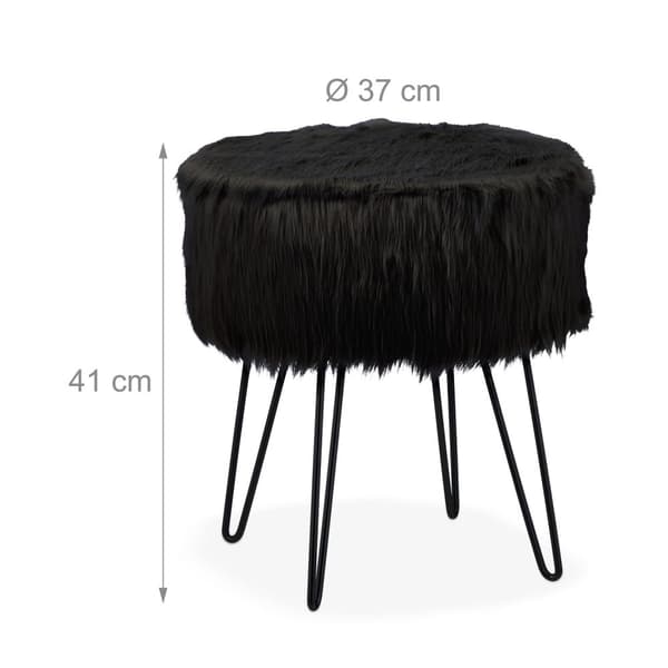 Päls pall svart