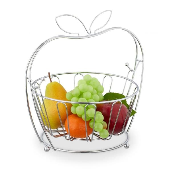 Fruktskål "Apple" laget av metall