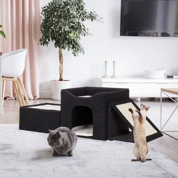 Katteskjul med flere senge